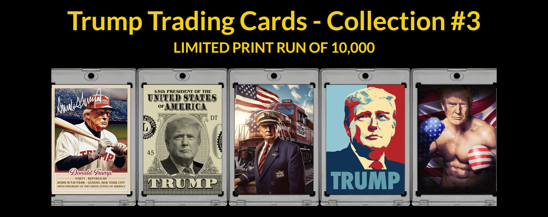 Physical Trump Cards – Collection #3